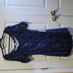 Button front dress never worn,